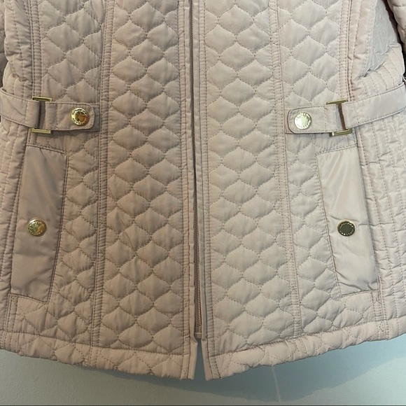 Gallery lighter Weight Beige Quilted Jacket Sz. S - Picture 3 of 16